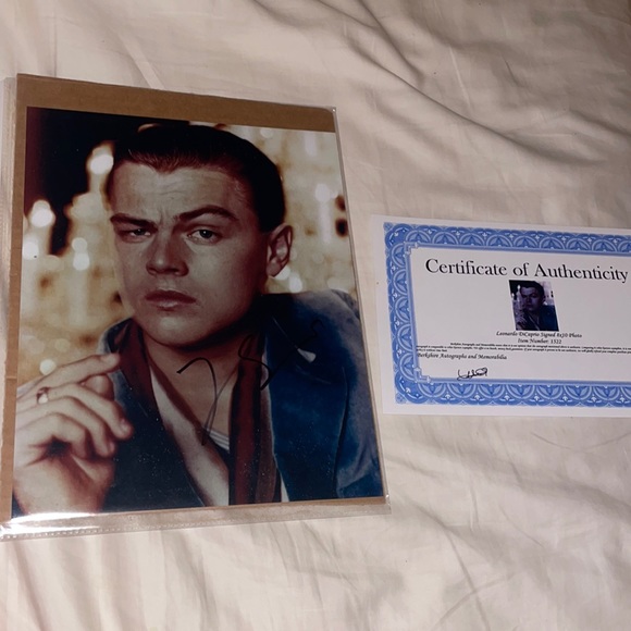Other - Authenticated autographed photo by Leonardo DiCaprio